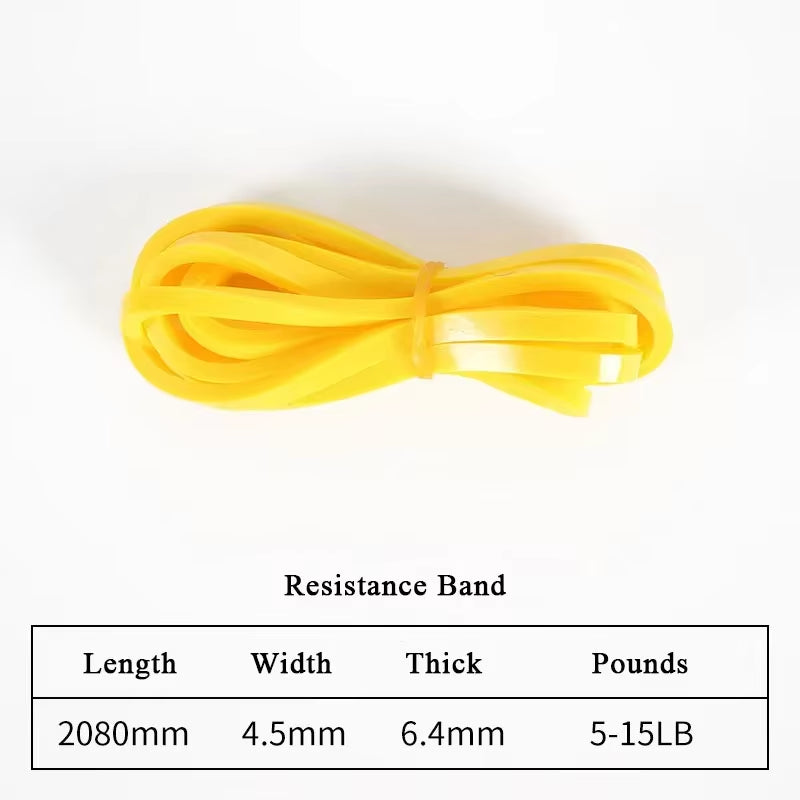​​1Pc Stackable Heavy Tension TPE Resistance Band Set - Anti-Snap for Home Gym Muscle Strength & Body Stretching​​ Yoga Gym